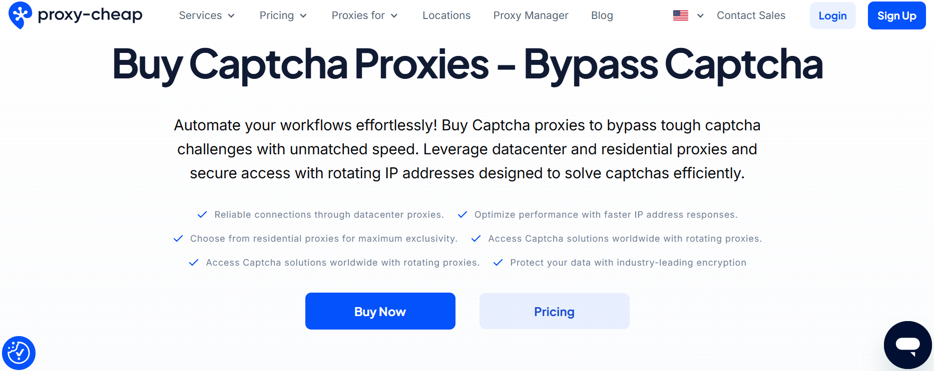 Proxy - proxies CAPTCHA baratos