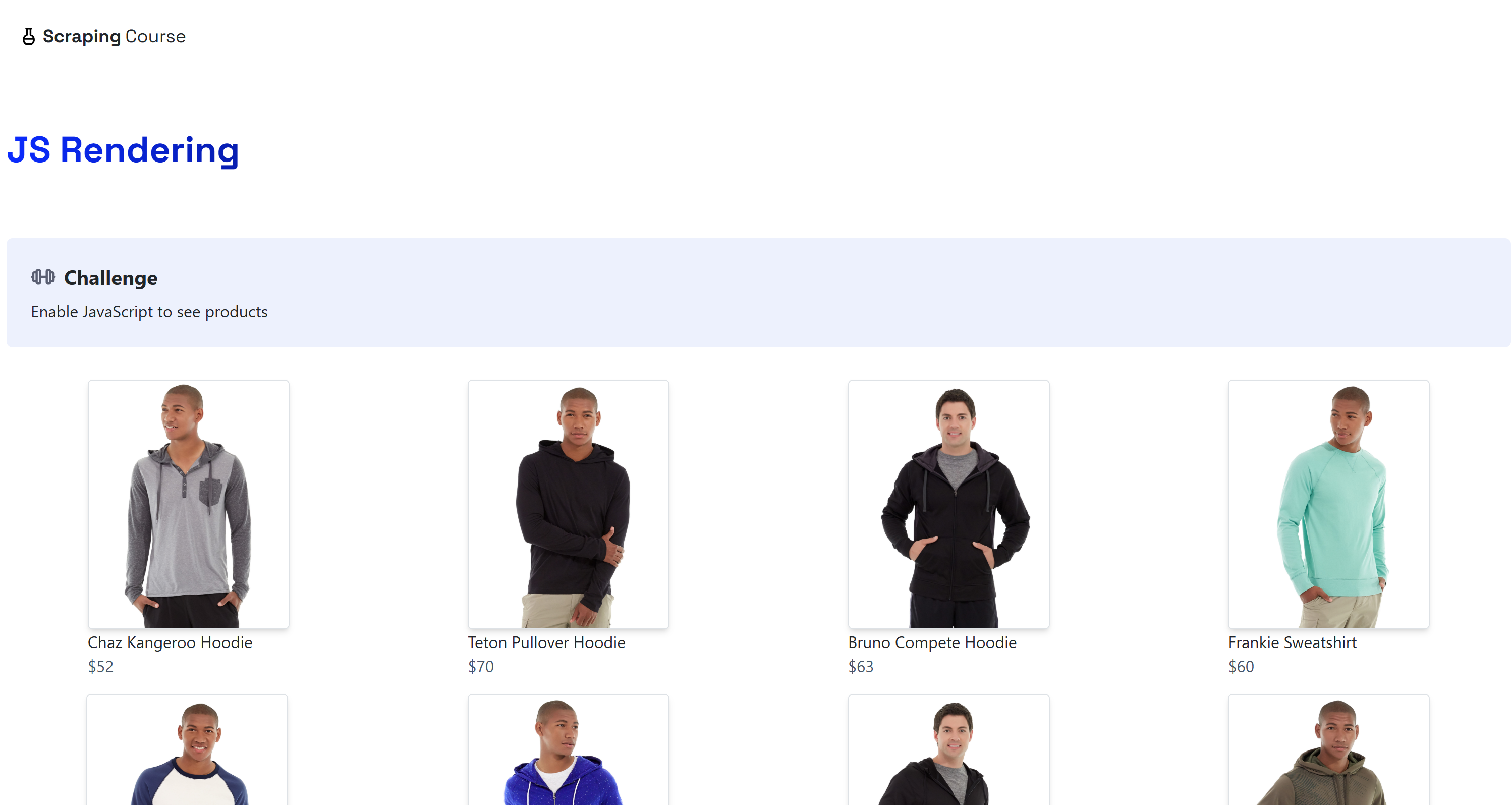 The target dynamic page
