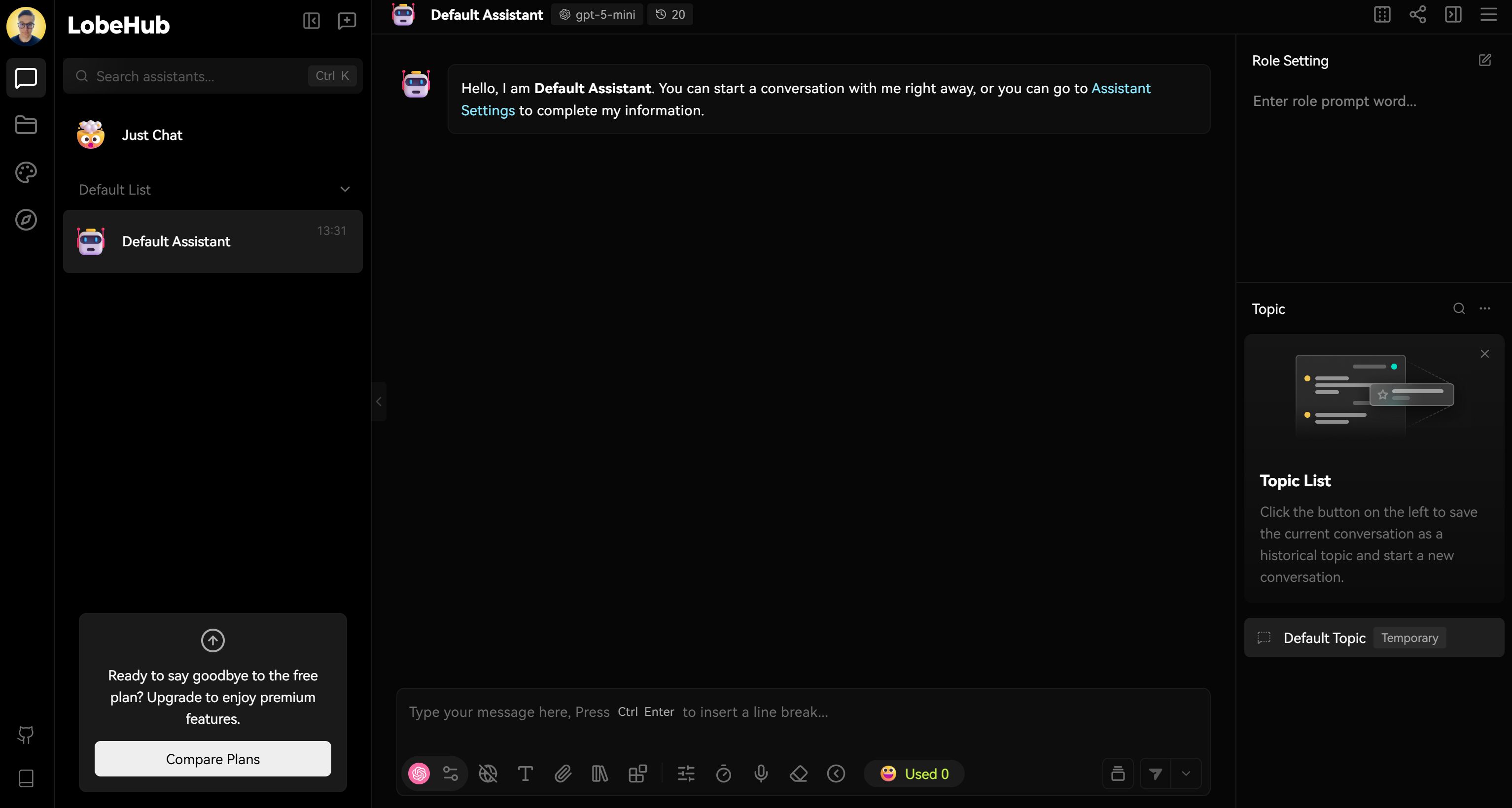 Your new default assistant