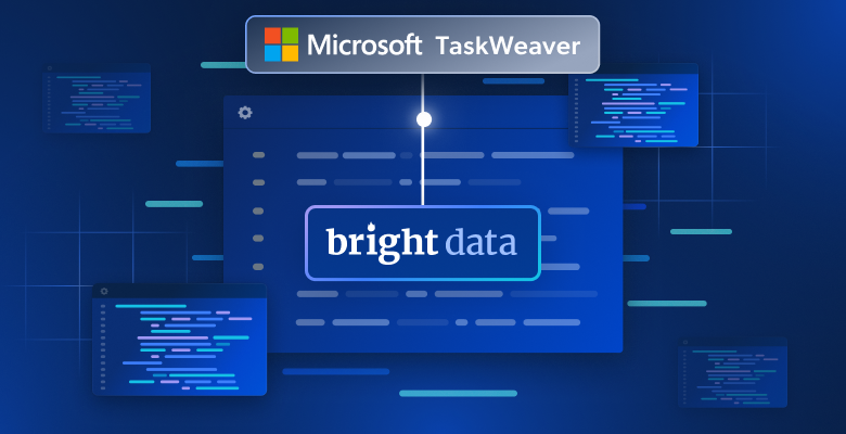 Microsoft TaskWeaver with Bright Data