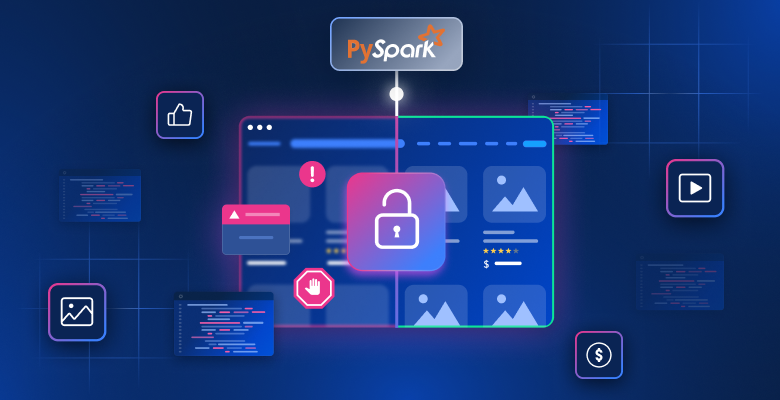 PySpark distributed web scraping patterns