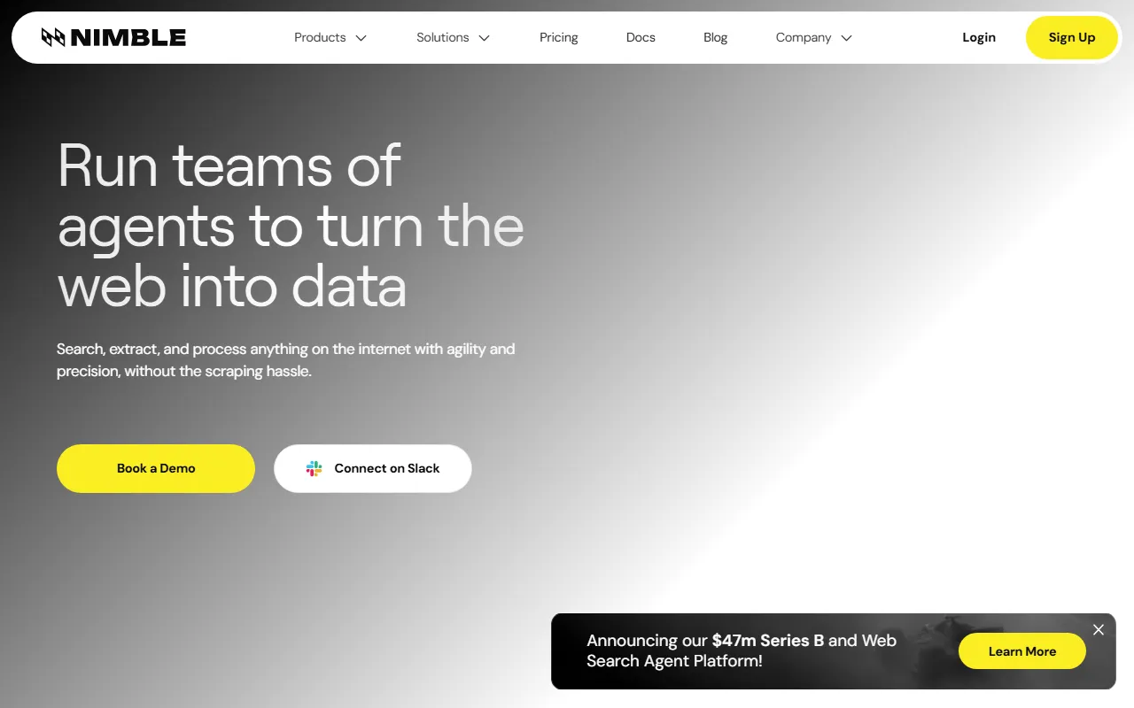 API de scraping de dados da Nimble